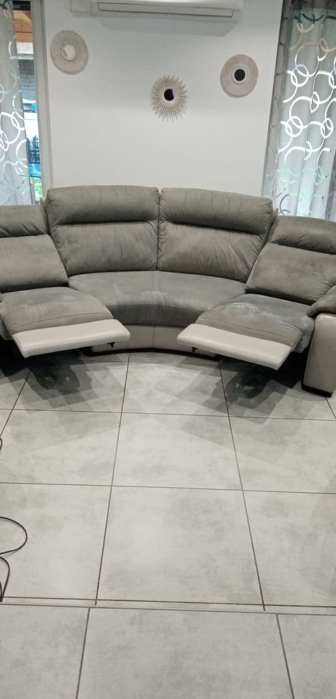 Canap� relax + fauteuil fixe Cuir Center 950 Andr�zieux-Bouth�on (42)