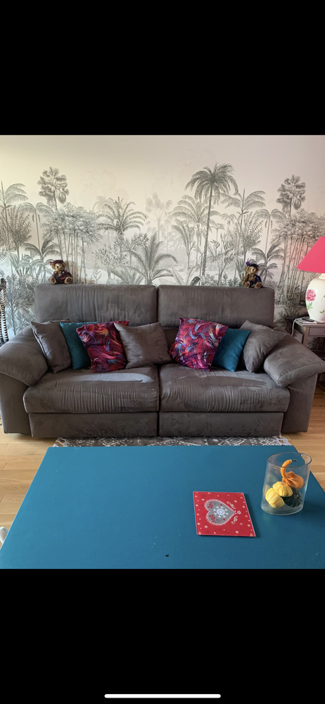 Canap� relax 3 places assises coulissantes Poltronesofa 700 Rocquencourt (78)