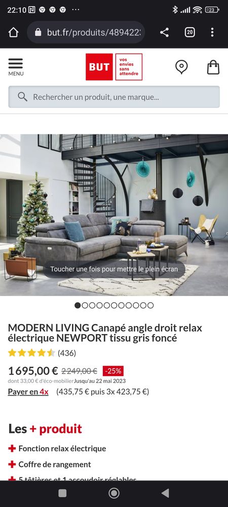 Canap� relax 1600 Brignoles (83)