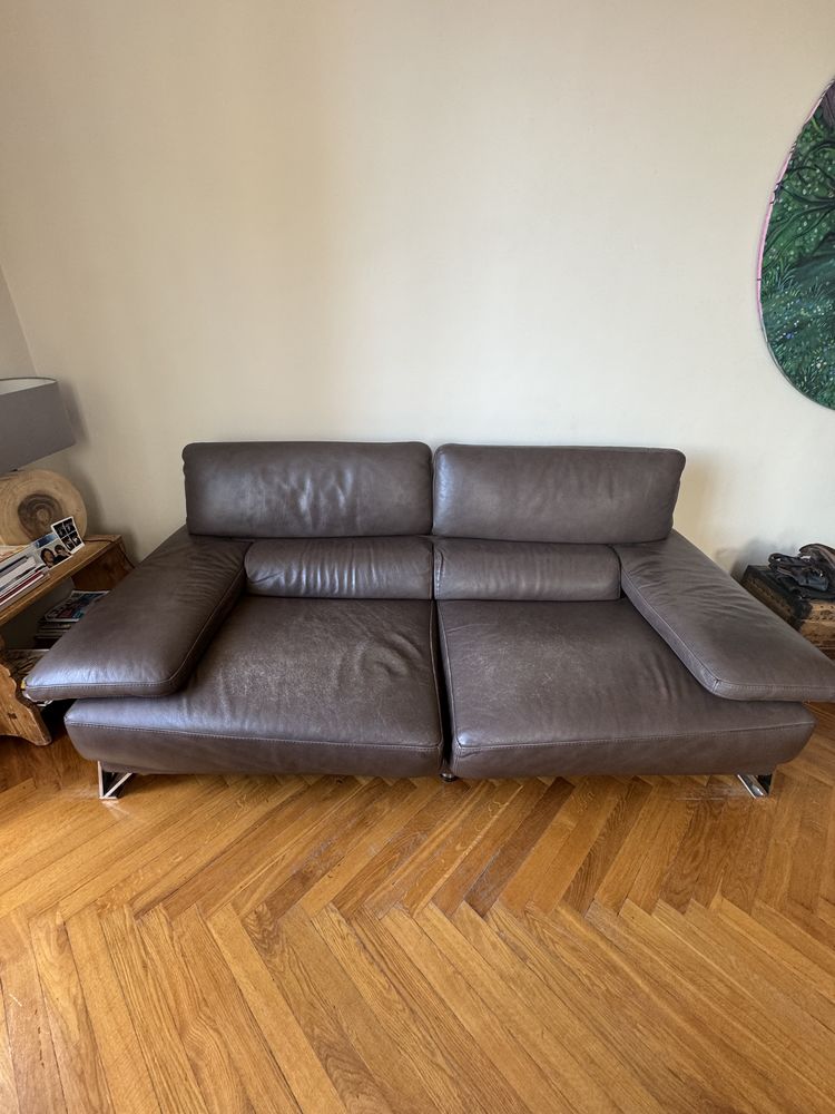 Canap� RocheBobois cuir marron 800 Nice (06)