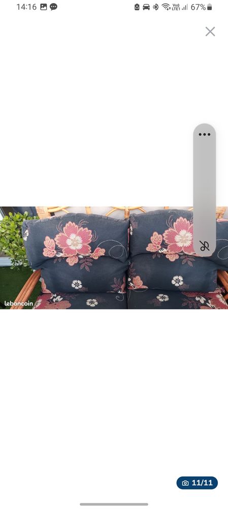 Canap� en rotin 65 Saint-Junien (87)