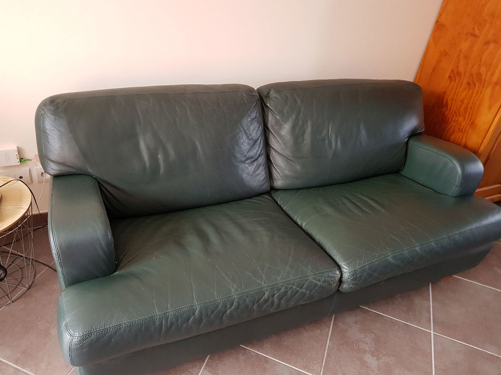 Canap� Swann fixe 2/3 places en cuir 200 Saint-Av� (56)
