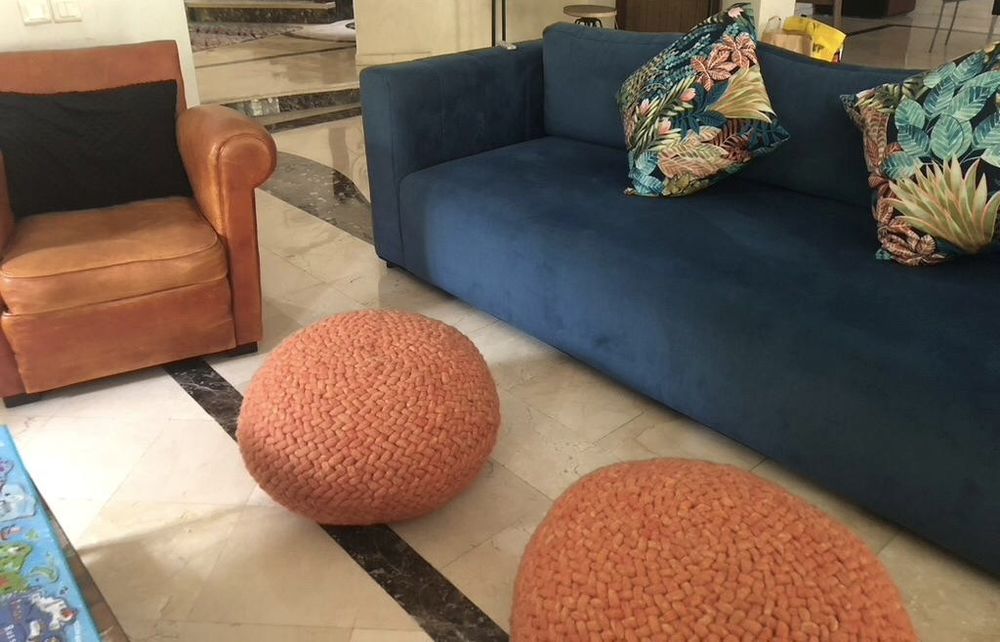 Canap� en tissu bleu canard 850 Concarneau (29)