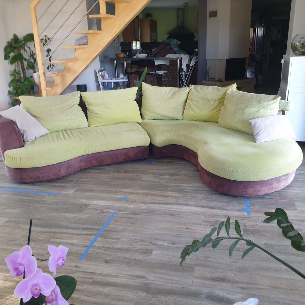 Canap� tissu et cuir 450 Monnaie (37)