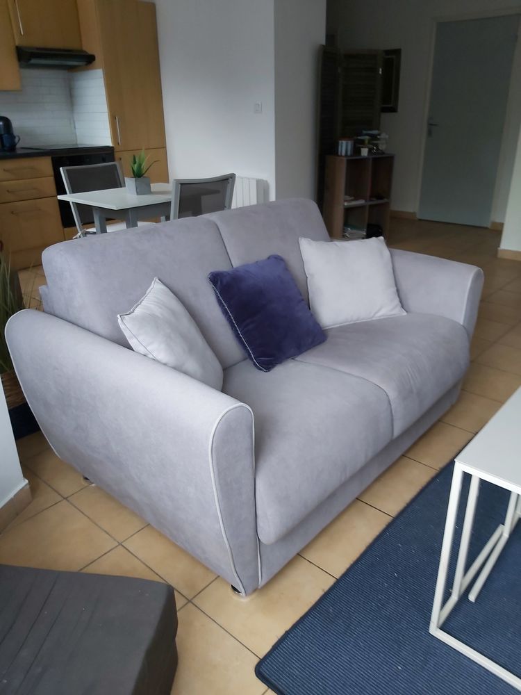 Canape lit en tissu gris 250 Montigny-en-Ostrevent (59)