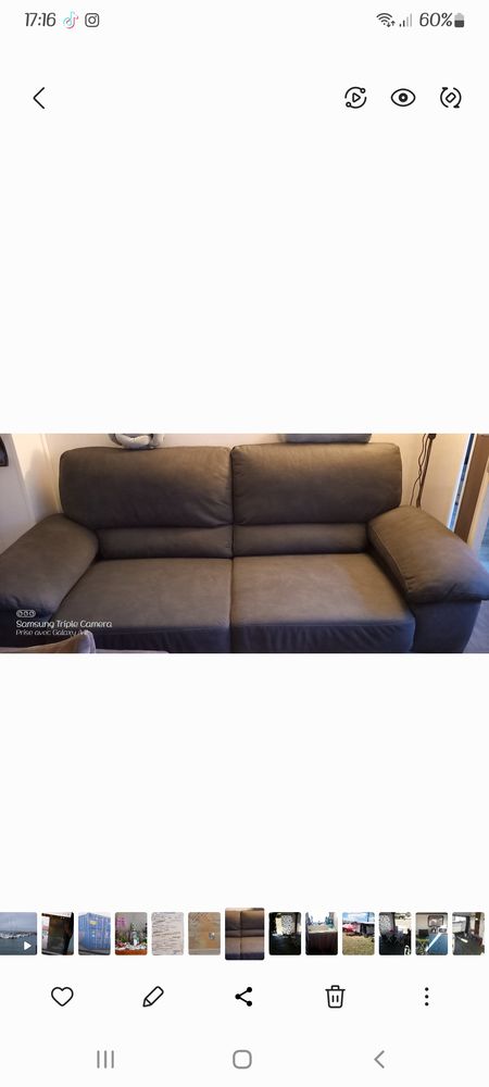 canap� en tissu 2/3 places 80 Choisy-le-Roi (94)