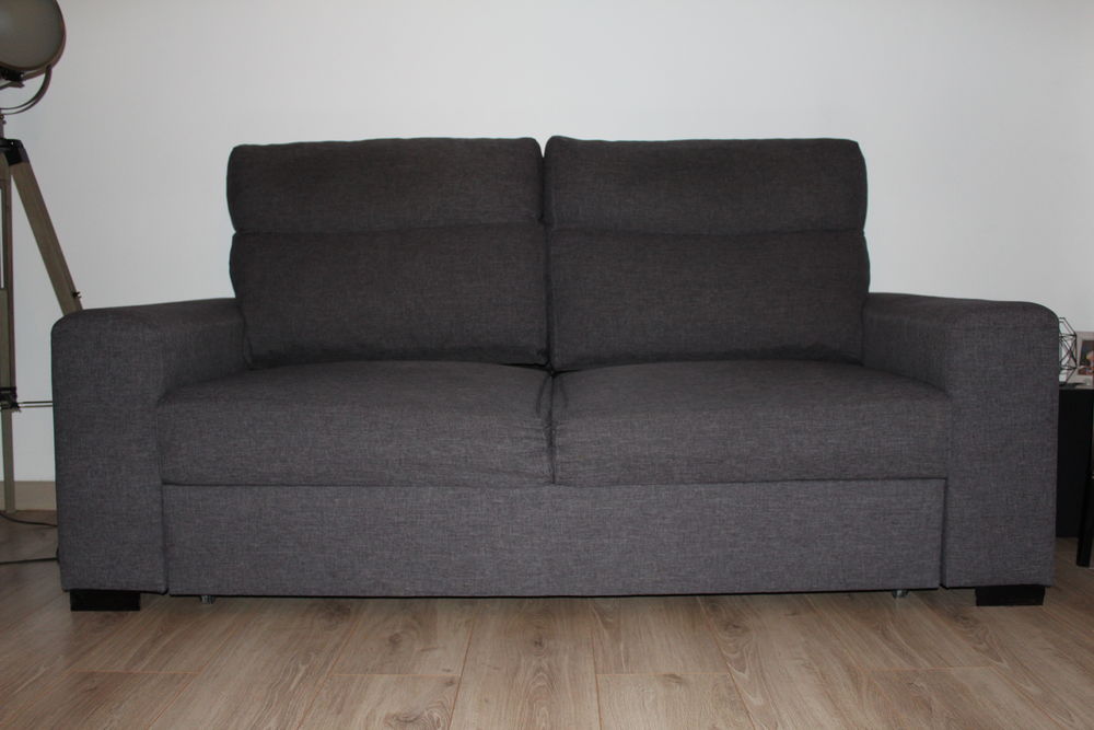 Canap� tissu 2 places convertible 300 Bouaye (44)