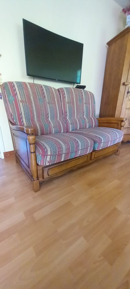 Canap� en tissu, structure en bois massif et tiroirs 300 Le Passage (47)
