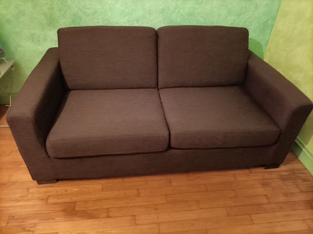 Canap� lit en tissus marron, peu servi, �tat neuf 0 Le Mayet-de-Montagne (03)
