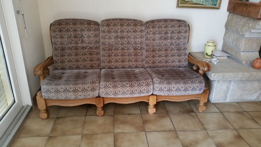 Canap� tissus velours 3 places 100 Mo�lan-sur-Mer (29)