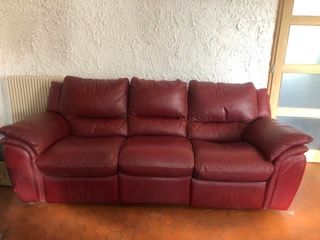 Canap� transformable cuir Buffle 100 Taller (40)