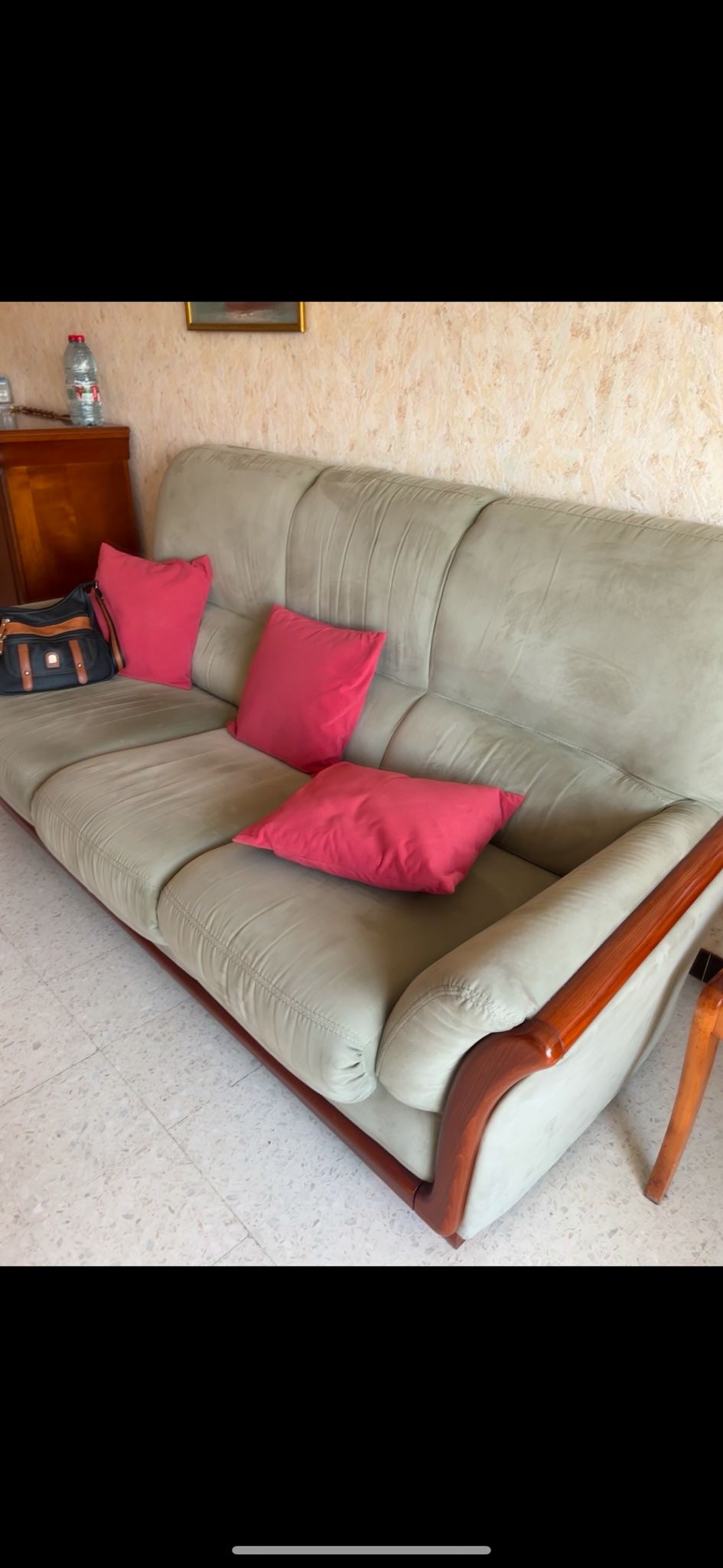 Un canap� trois places et son fauteuil assorti 80 Lucenay (69)