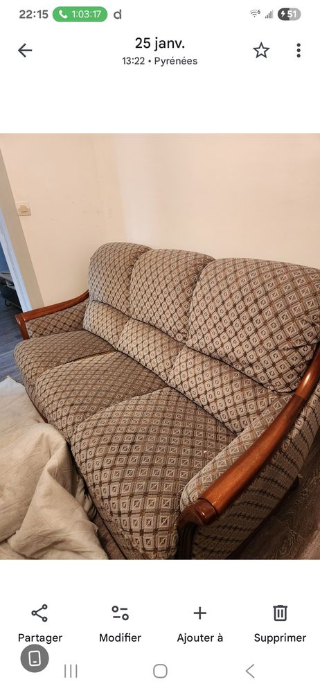 Canap� trois places 50 Bagn�res-de-Bigorre (65)