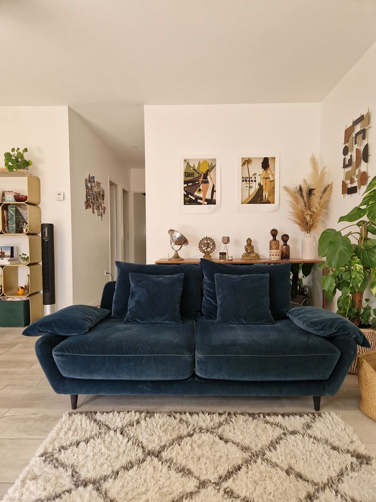 Canap� velours 3 places Am/Pm la redoute 0 Saint-G�ly-du-Fesc (34)