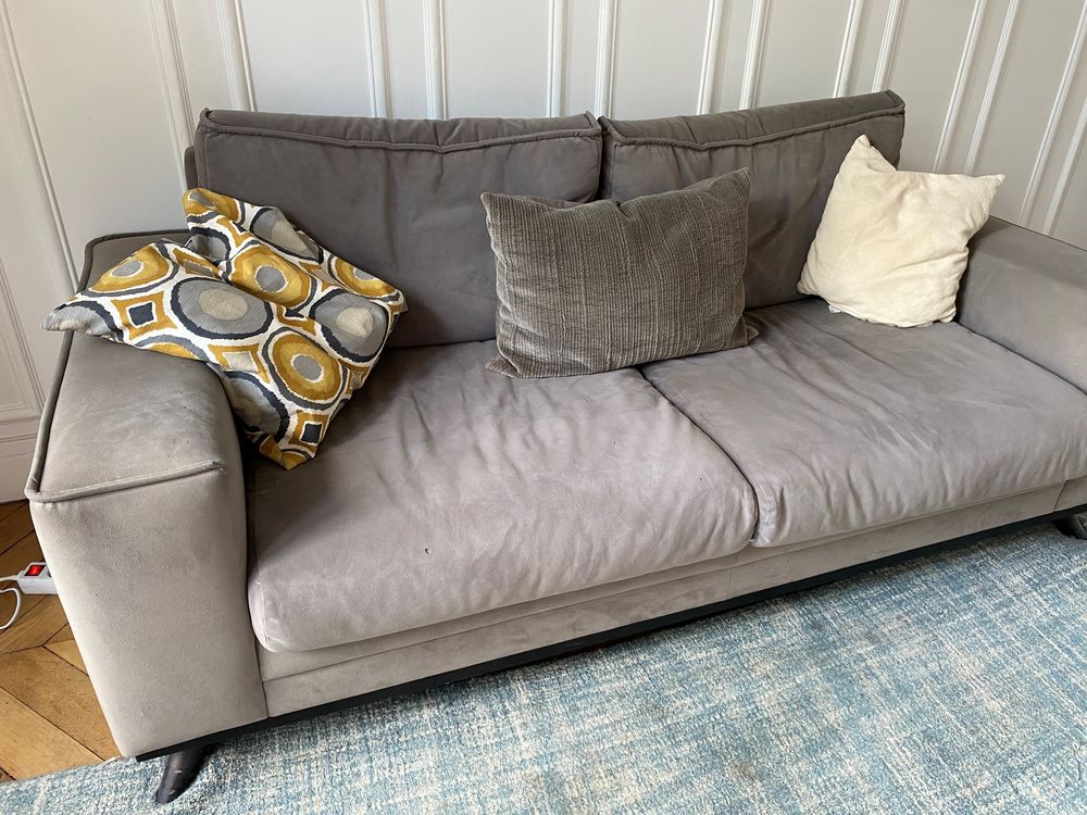 Canap� en velours 30 Clichy (92)