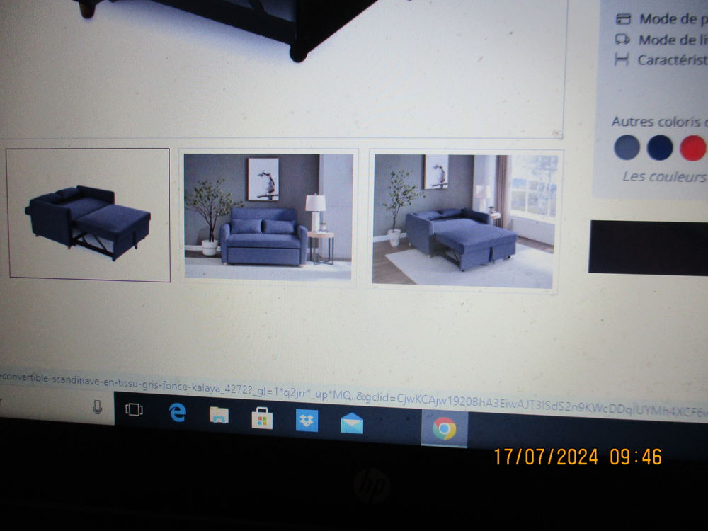 lit canap� 190 Busigny (59)