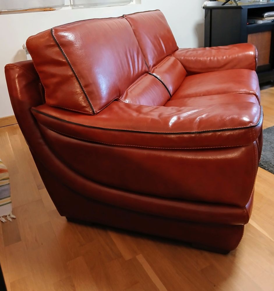 2 canap�s cuir buffle 550 Boofzheim (67)