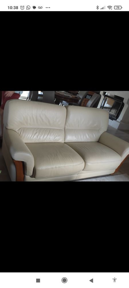 Canap�s cuir �cru Monsieur Meuble 1000 Lusigny-sur-Barse (10)