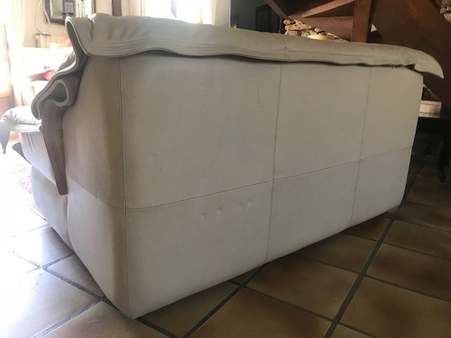 2 CANAPES CUIR PLEINE FLEUR DE MARQUE ROSET 300 Montry (77)