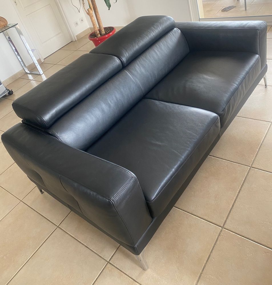 Canap�s cuir Story - 2places- T�ti�res relevables 600 Montauban (82)