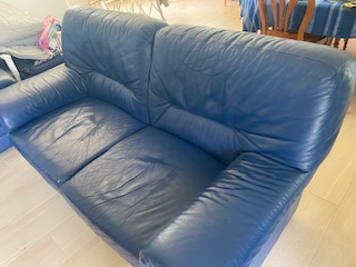 2 canap�s cuir 100 Couzeix (87)