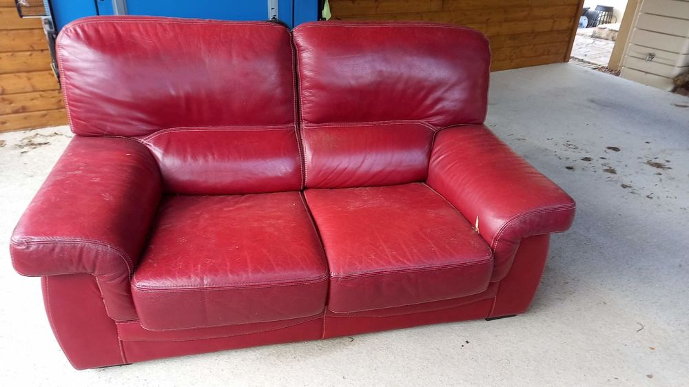 Canap�s en cuir 200 Cherr� (72)