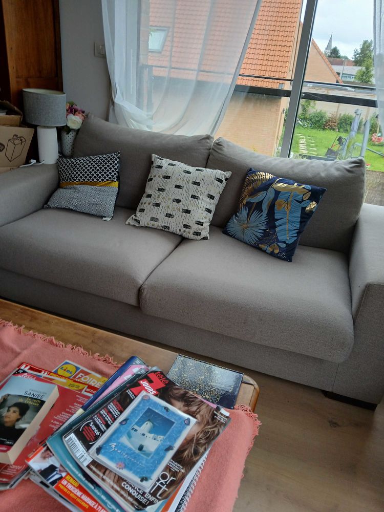 2 canap�s l un 3 places l autre 2 places 280 Anstaing (59)