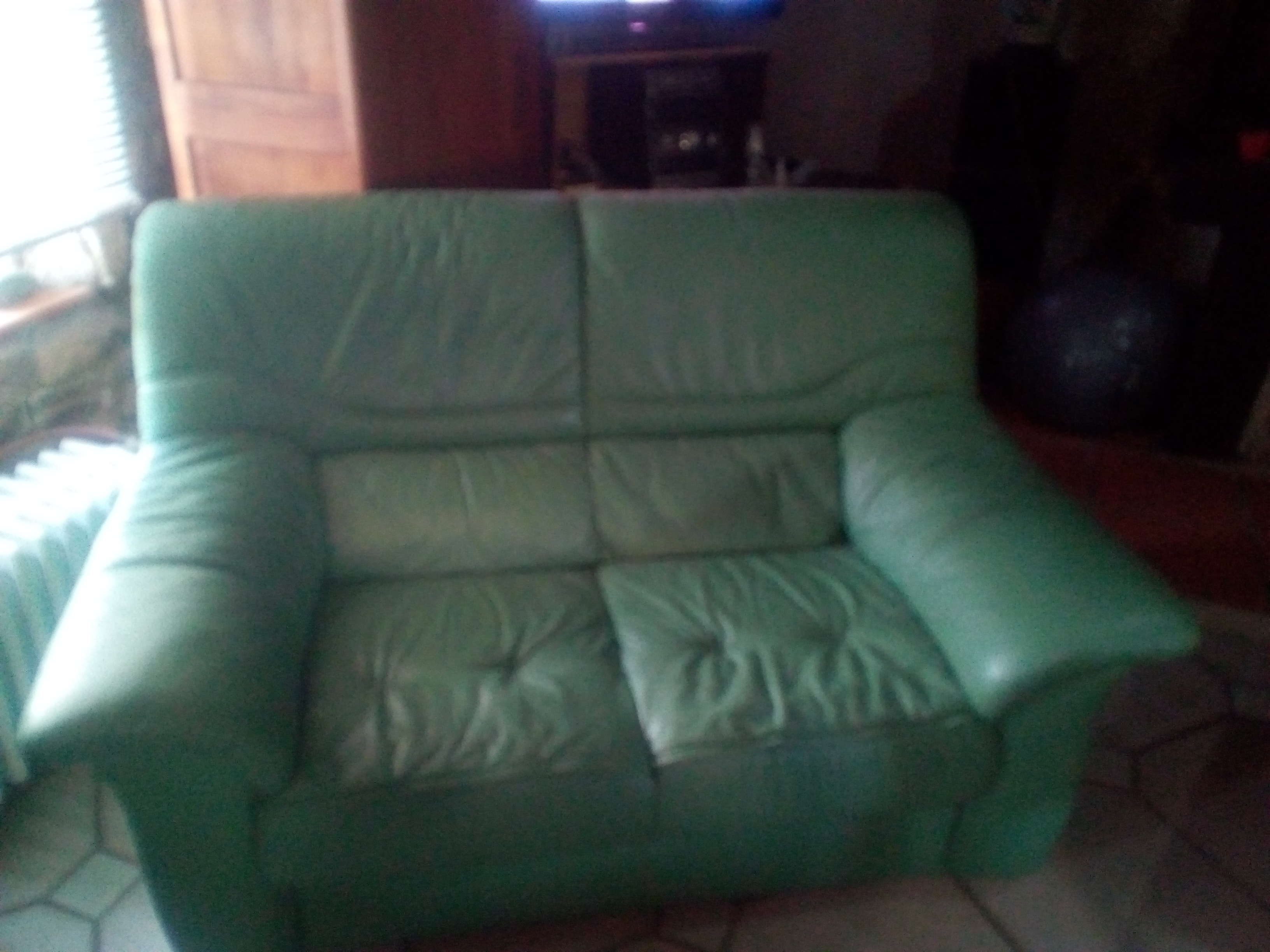 CANAPES 2 ET 3 PLACES EN CUIR DE BUFFLE 250 Merdrignac (22)