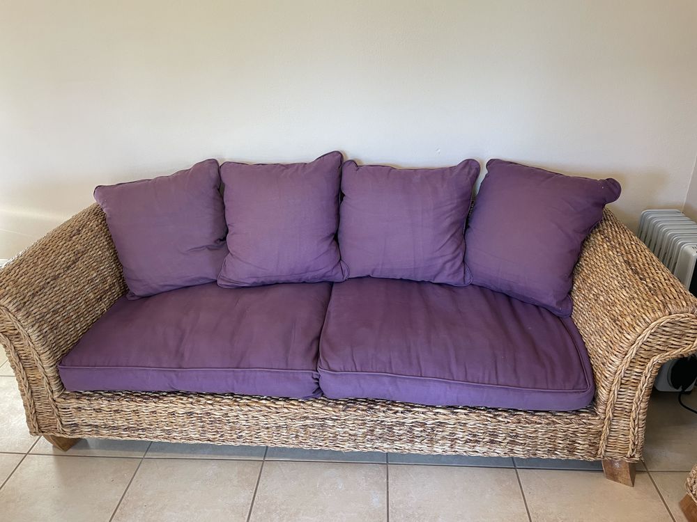 canap�s rotin. 400 Gournay-en-Bray (76)