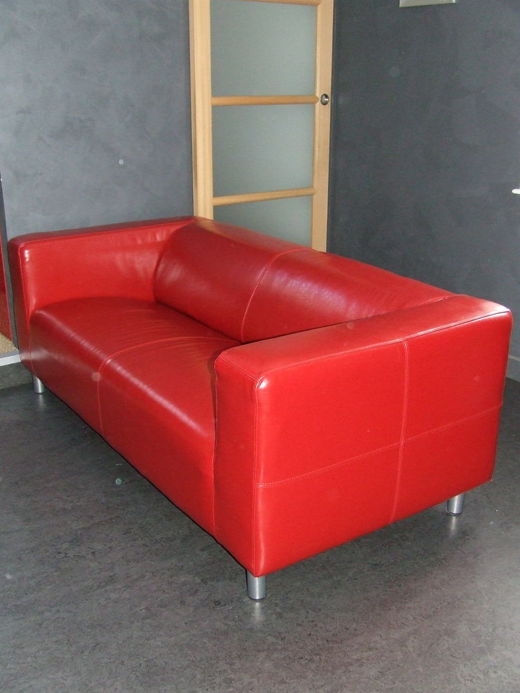 Lot de 2 canap�s rouge 550 Les Herbiers (85)