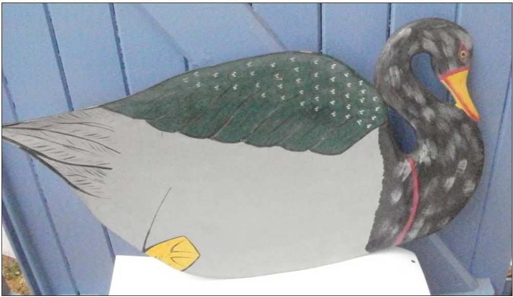 Canard d�coratif en bois peint 10 Montauban (82)