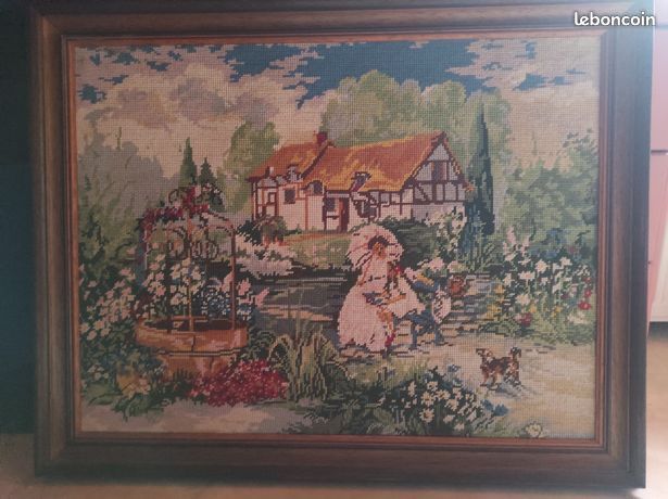 Canevas Berg�re � c�t� de puit 49900 Haybes (08)