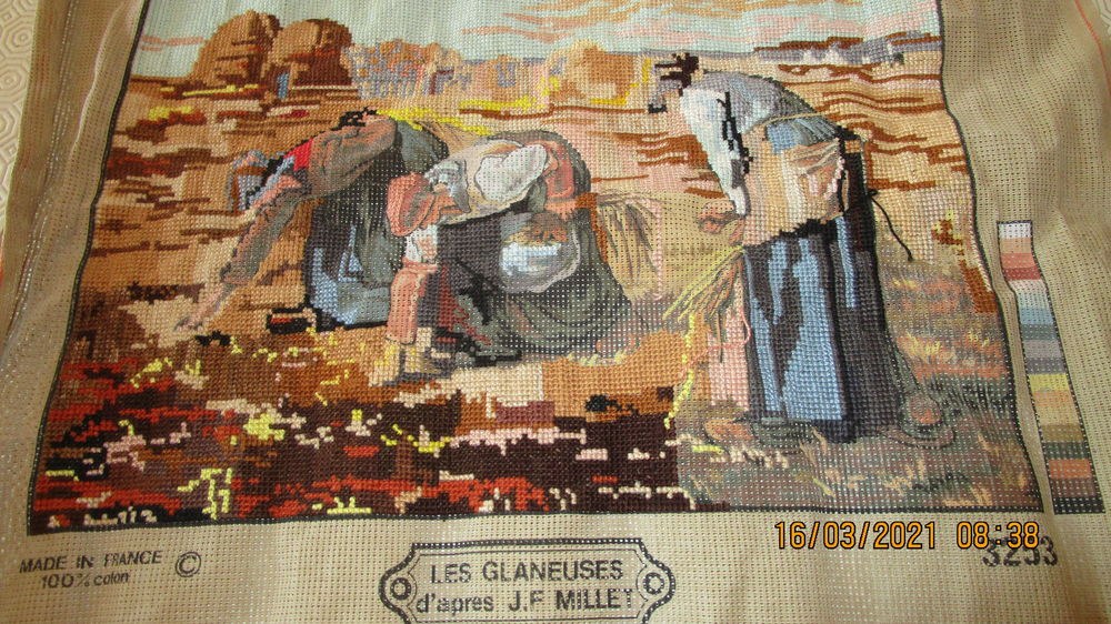 CANEVAS  les glaneuses de millet  20 Entraigues-sur-la-Sorgue (84)