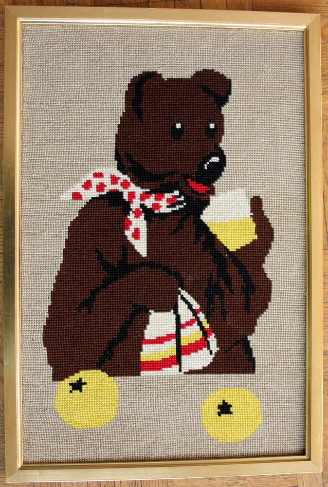 Canevas Nounours Bonne Nuit les Petits - ORTF 30 Issy-les-Moulineaux (92)