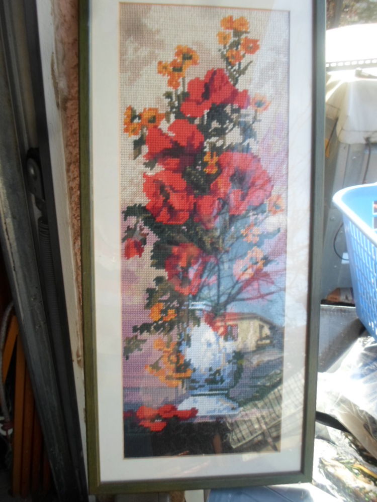 canevas sous verre 25x55 encadre 45 Am�lie-les-Bains-Palalda (66)