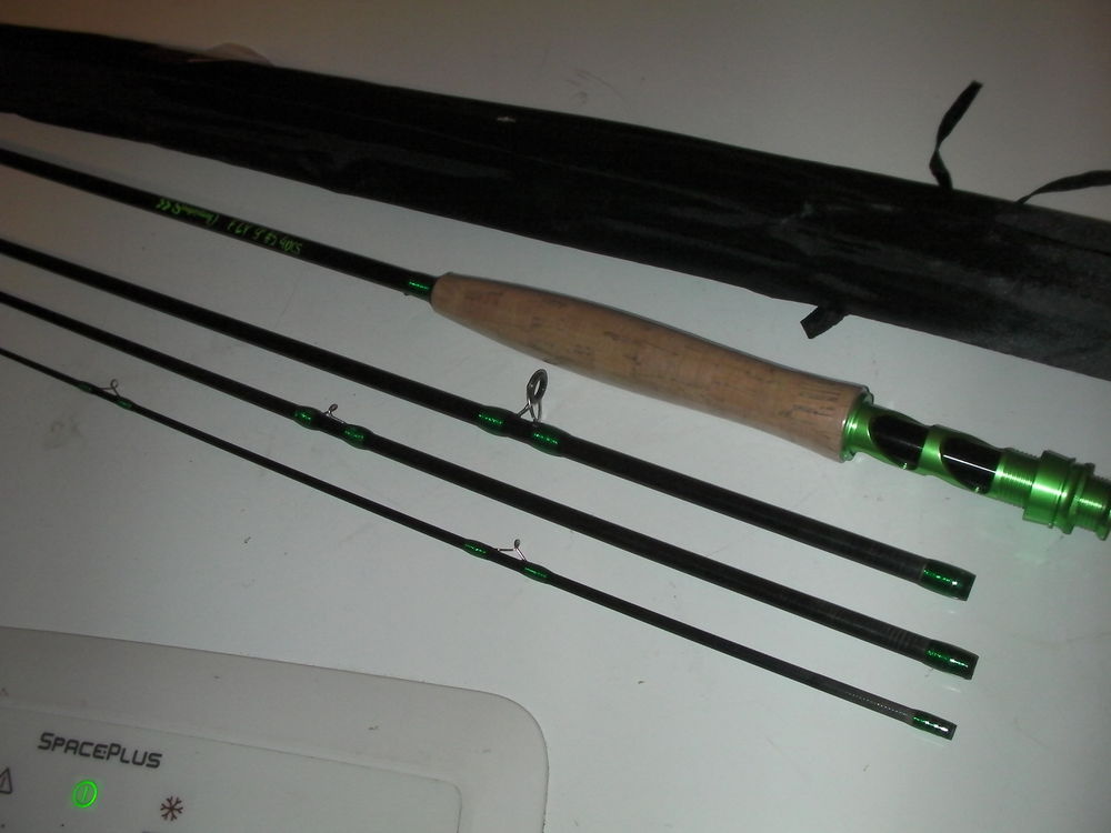 Canne � mouche 4 brins soie #5 9 pieds 55 Roques (31)