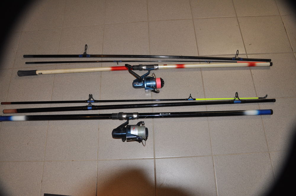 cannes de p�che surf 3 brins, longueur 4.50m 70 Chantonnay (85)