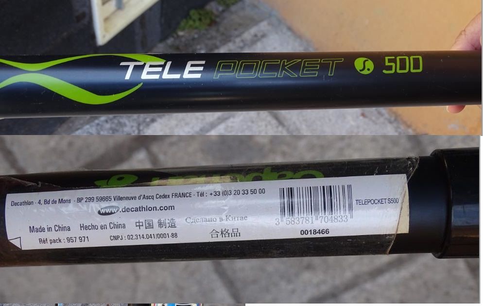 2 cannes � p�che TELEPOCKET 30 Les �glisottes-et-Chalaures (33)