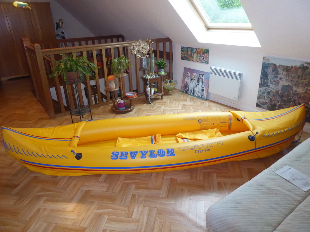 Cano� gonflable Sevylor Tahiti Classic jaune et bleu 60 Saint-Pierre-de-Cerni�res (27)