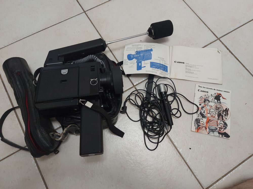 Canon Canosound 514XL-S camera super8 + micro BM 70 + micro 60 Montpellier (34)