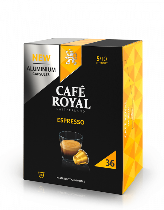 Lot de 36 capsules Nespresso Espresso Café Royal 6 Villeurbanne (69)