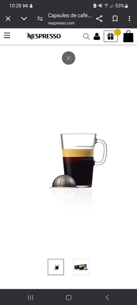 30 capsules Nespresso vertuo Fortado 13 Lille (59)