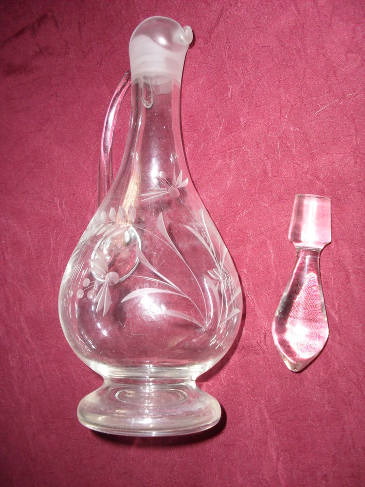 Carafe � d�canter, aigui�re, avec bouchon 20 Vichy (03)