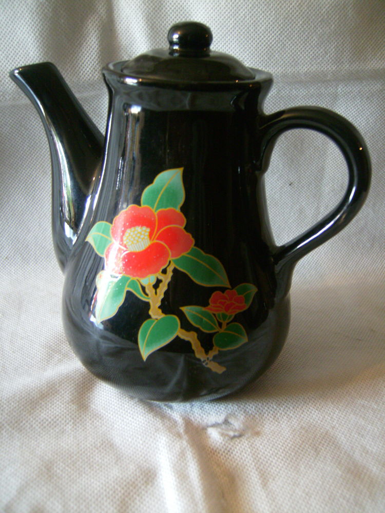 Carafe noire à café, thés, tisanes en céramique  4 Wolxheim (67)
