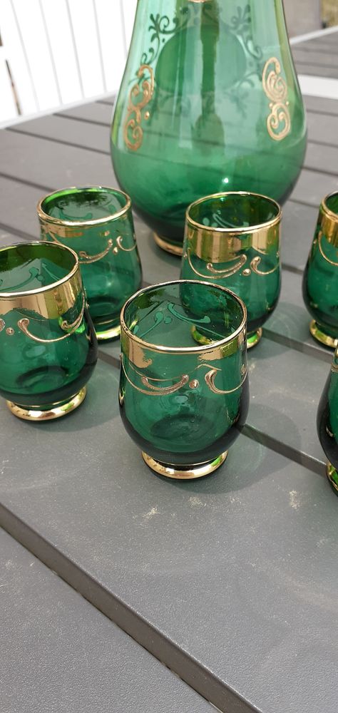 CARAFE PLUS VERRES LIQUEUR 45 Marcoux (42)