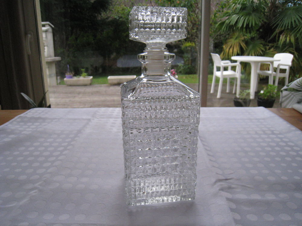 Carafe vintage en verre 1970 37 Vinay (38)