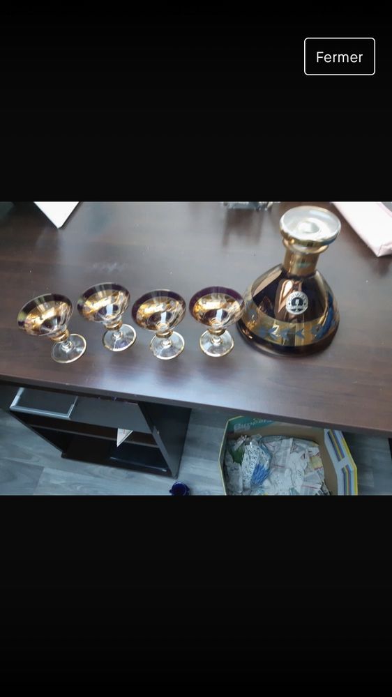 carafe vintage et ses verres 30 Lyon 8 (69)