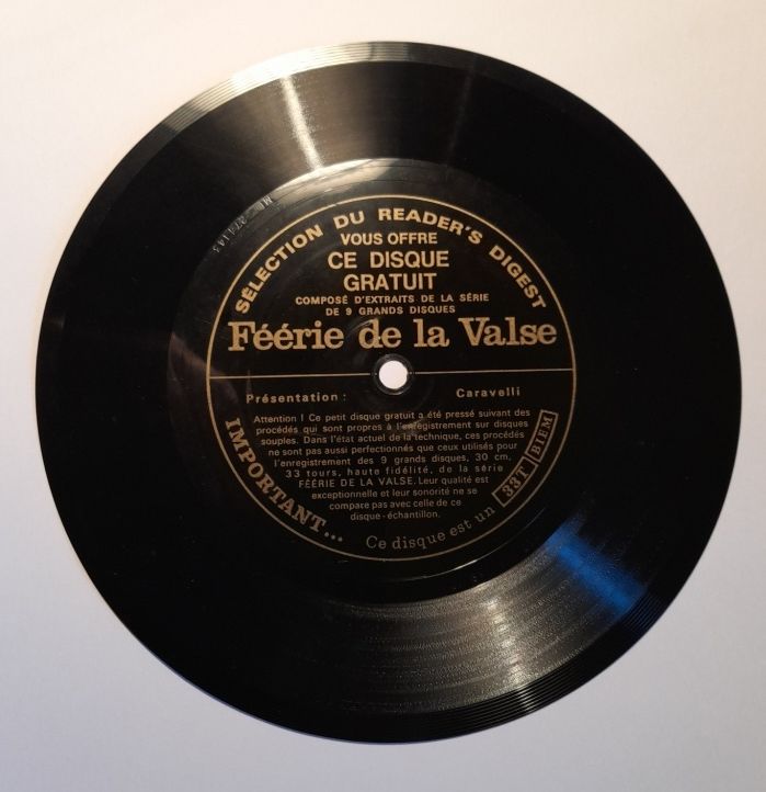 Caravelli pr�sente : F��rie de la Valse - Disque flexi 20 Courtenay (45)