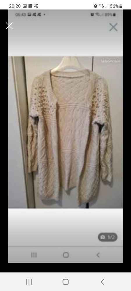 Cardigan femme laine avec perle 10 Roquefort-la-B�doule (13)