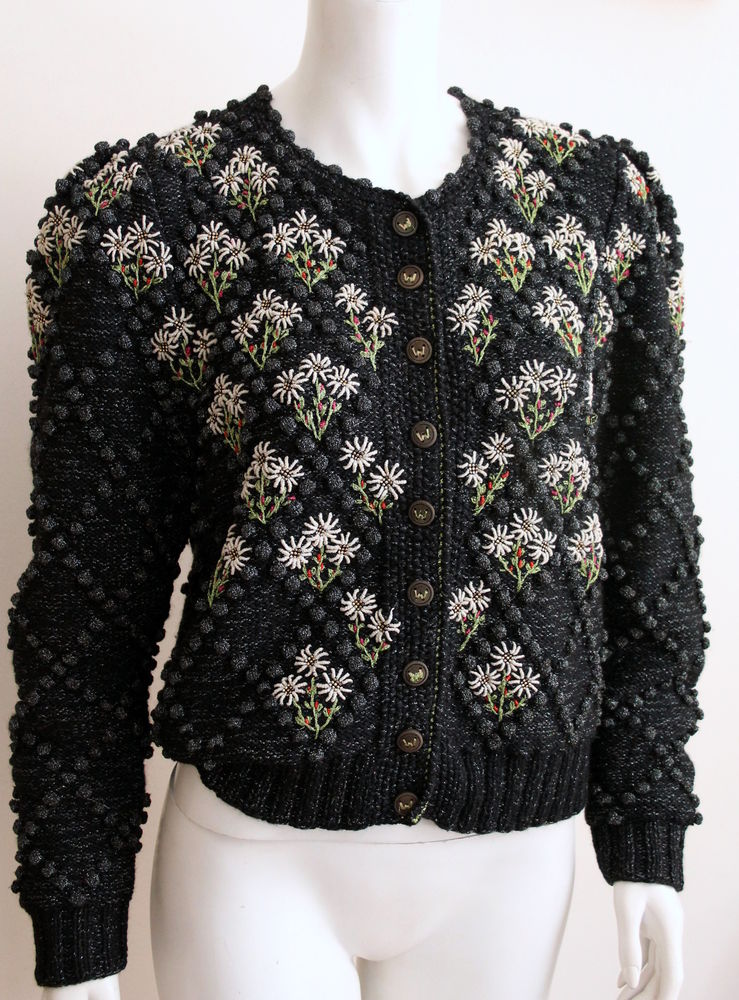 80s Cardigan Wolkenstricker laine, soie et lurex RUE CAMBON 130 Issy-les-Moulineaux (92)